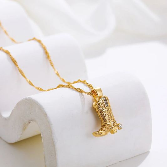 "Luce di Mare" – Cowboy Boots Necklace By Enzo Bellari®