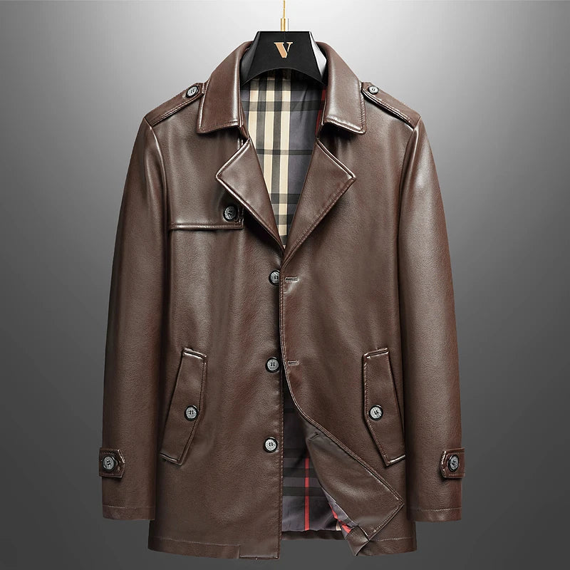 "Vento Slim" – PU Leather Jacket By Enzo Bellari®