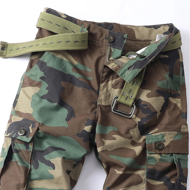 "Ombra Tattica" – Camo Cargo Pants By Enzo Bellari®