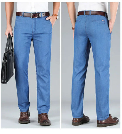 "Denim Estivo" – High-Waist Denim Trousers By Enzo Bellari®