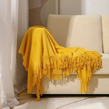 "Dolce Vita" – Nordic Knitted Sofa Blanket By Enzo Bellari®
