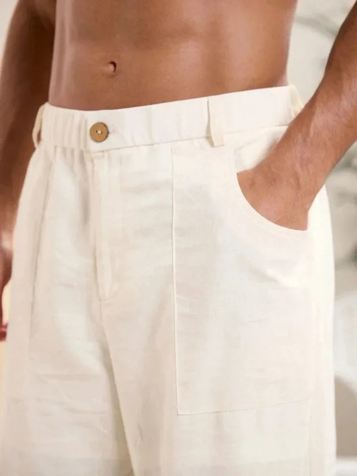 "Tessuto Libero" – Loose Linen Pants By Enzo Bellari®