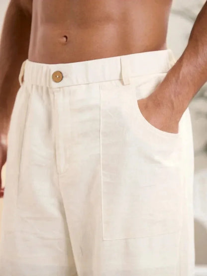 "Tessuto Libero" – Loose Linen Pants By Enzo Bellari®