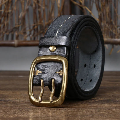 "Cintura Viva" – Cowskin Leather Belt By Enzo Bellari®