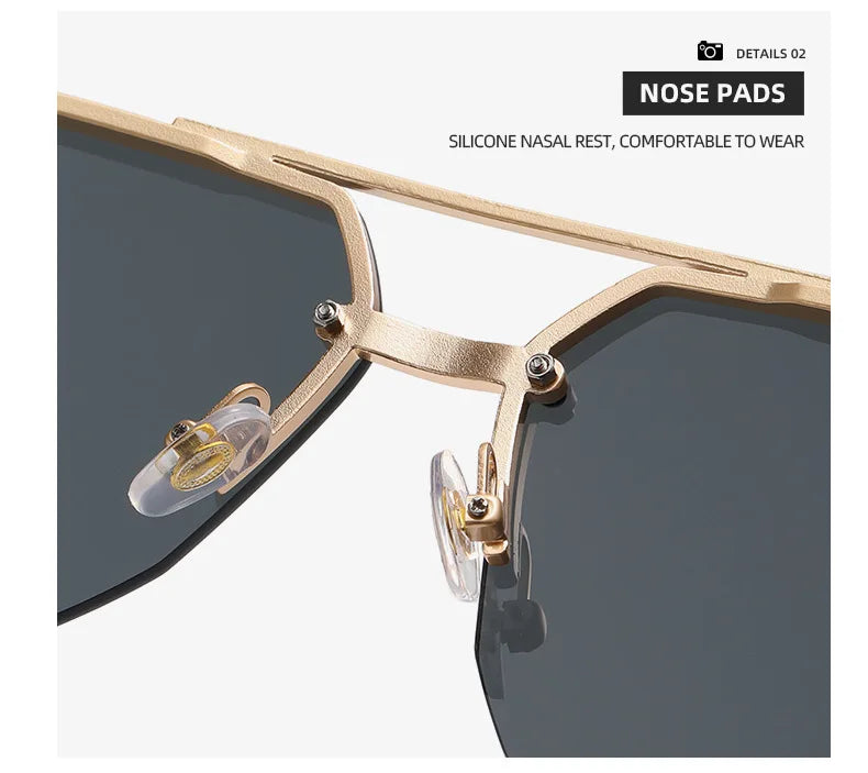 "Vista Leggera" – Semi-Rimless Sunglasses By Enzo Bellari®