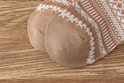 "Onda di Seta" – Ethnic Striped Knee Socks By Enzo Bellari®