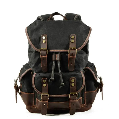 "Fior di Vento" – Waterproof Waxed Canvas Backpack By Enzo Bellari®