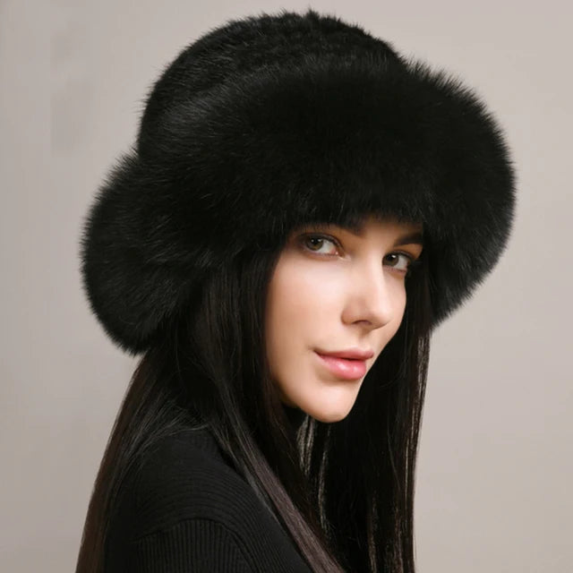 "La Pelliccia" – Mink & Fox Fur Beanie By Enzo Bellari®