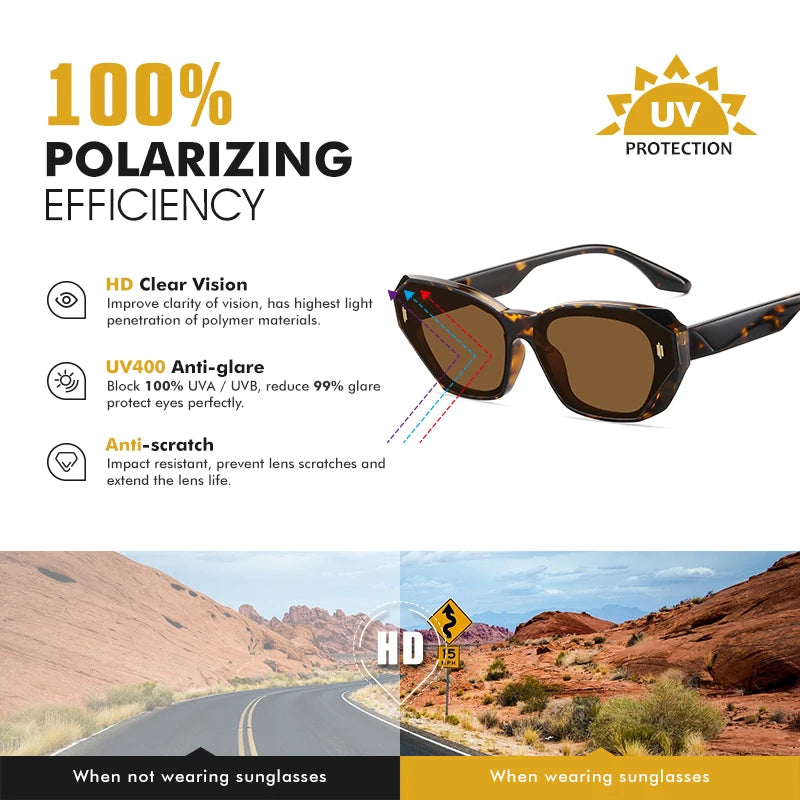 "Occhio Trendy" – Polarized Cat Sunglasses By Enzo Bellari®