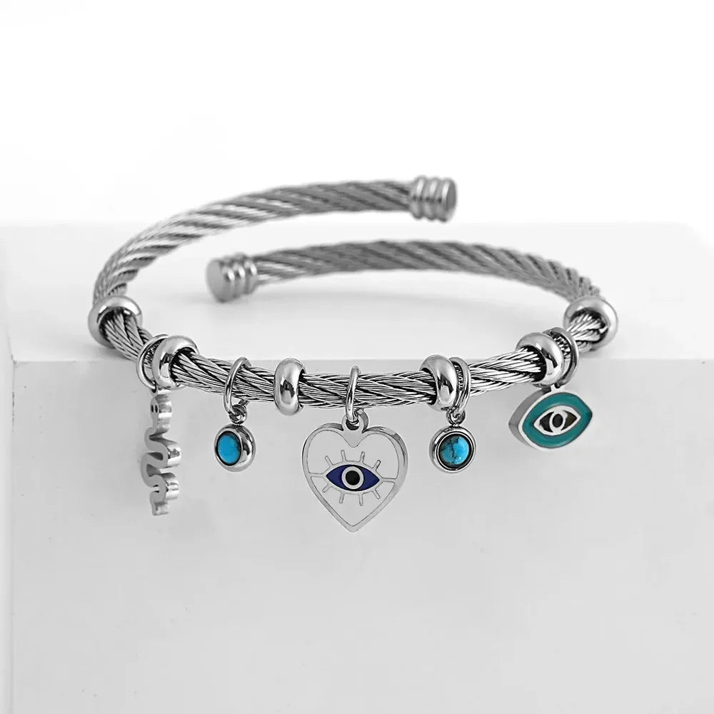 "Sogno d'Oro" – Devil's Eye Elastic Bracelet By Enzo Bellari®