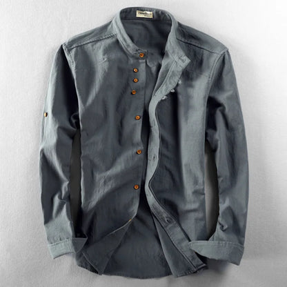 "Onda di Seta" – Japan Style Linen Shirt By Enzo Bellari®