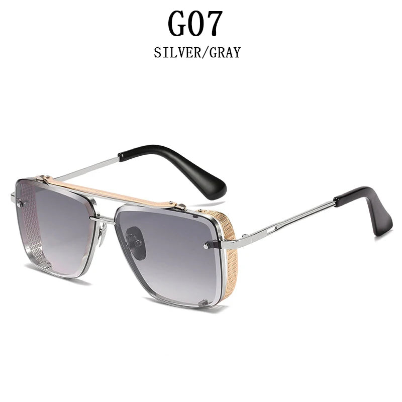 "Luce di Mare" – Steampunk Square Sunglasses By Enzo Bellari®