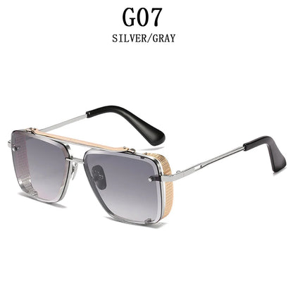 "Luce di Mare" – Steampunk Square Sunglasses By Enzo Bellari®