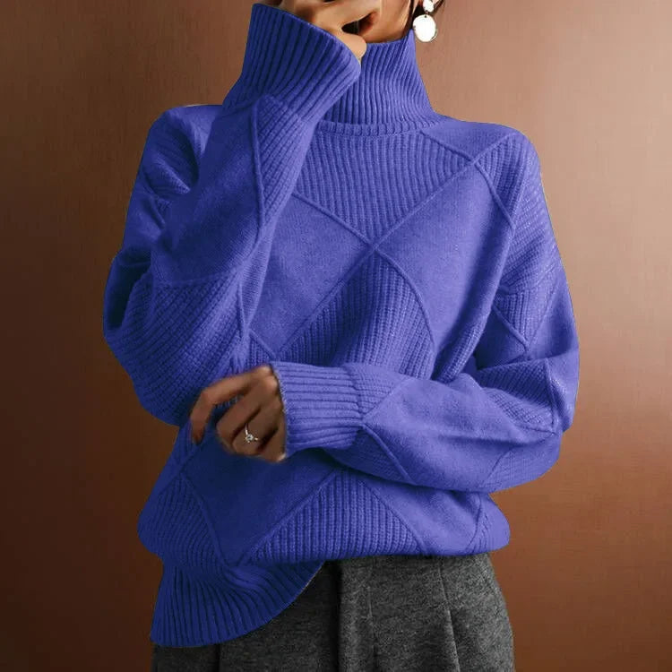 "Aria Serenata" – Knitted Polo Neck Sweater By Enzo Bellari®