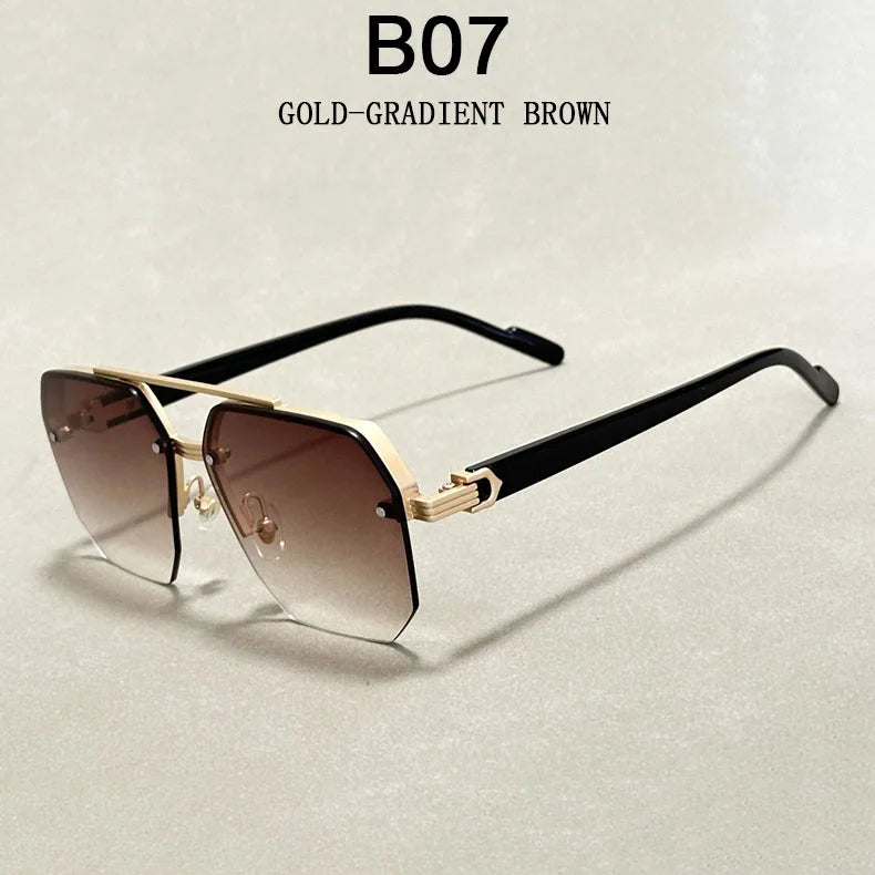 "Vista Leggera" – Semi-Rimless Sunglasses By Enzo Bellari®