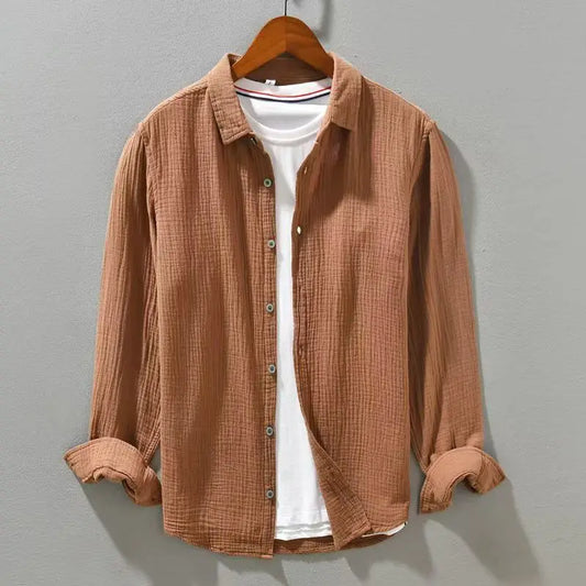 "Fior di Vento" – Pleated Yarn Shirt By Enzo Bellari®