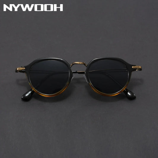 "Oro di Mare" – Metal Round Frame Sunglasses By Enzo Bellari®