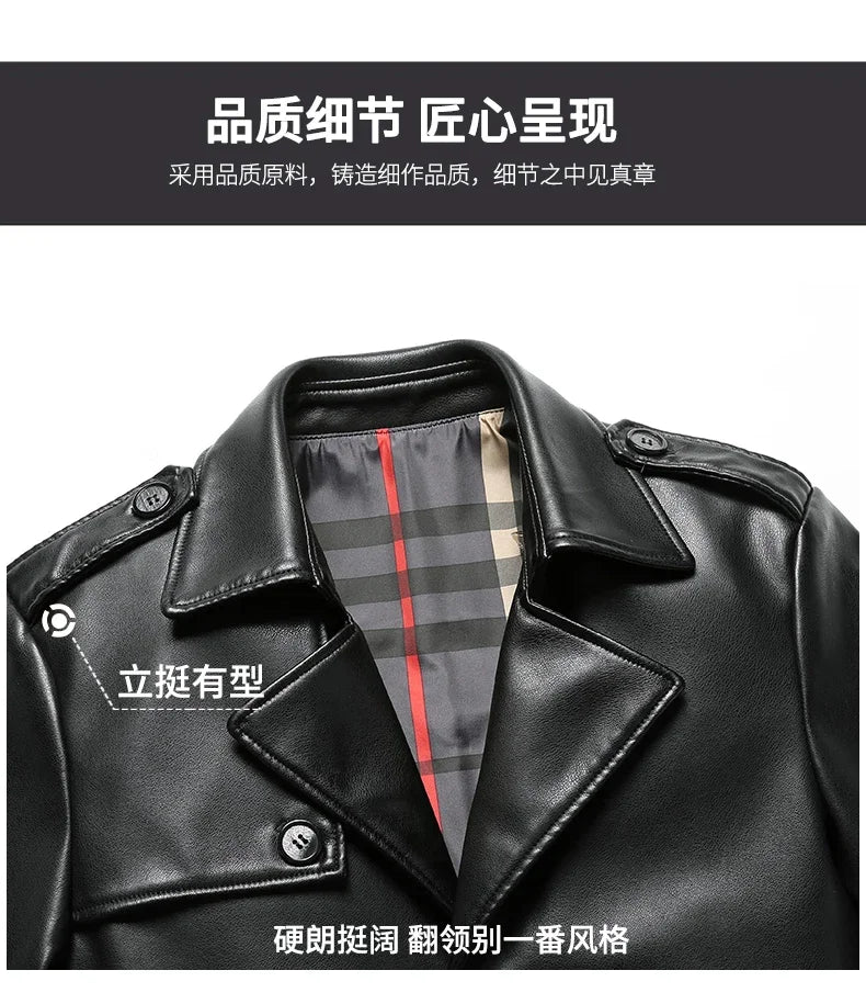 "Vento Slim" – PU Leather Jacket By Enzo Bellari®