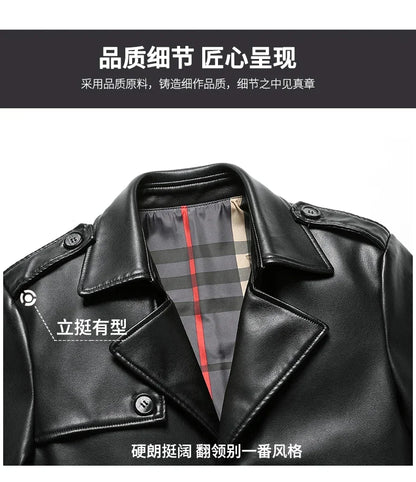 "Vento Slim" – PU Leather Jacket By Enzo Bellari®