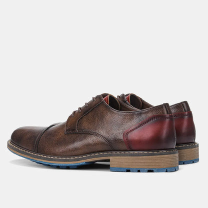 "Epoca Dorata" – Brogue Leather Oxfords By Enzo Bellari®