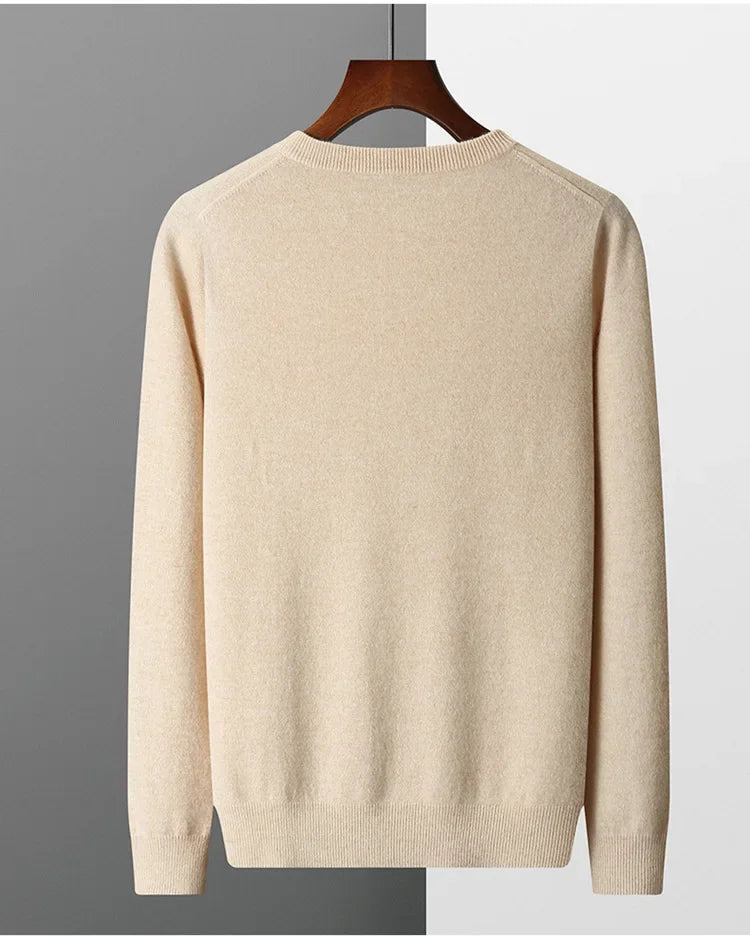 "Aria Serenata" – Wool Crew Neck Sweater By Enzo Bellari®