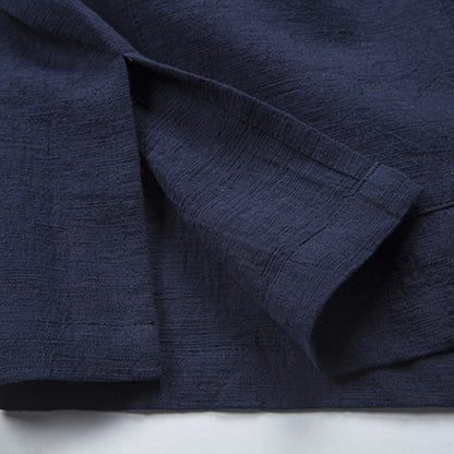 "Taglio Cinese" – Cotton Linen Shirt By Enzo Bellari®