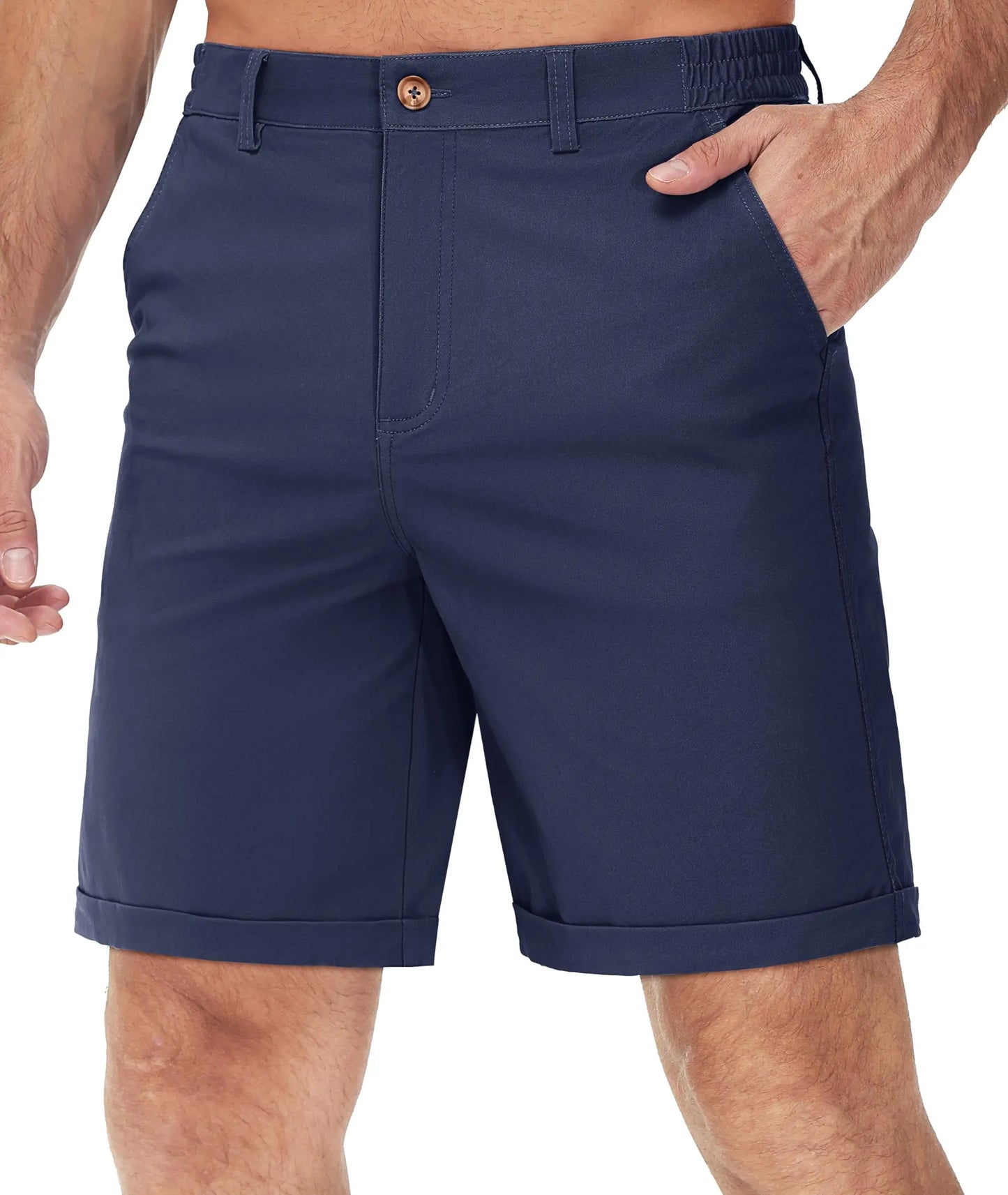 "Bermuda Naturale" – Cotton Cargo Shorts By Enzo Bellari®