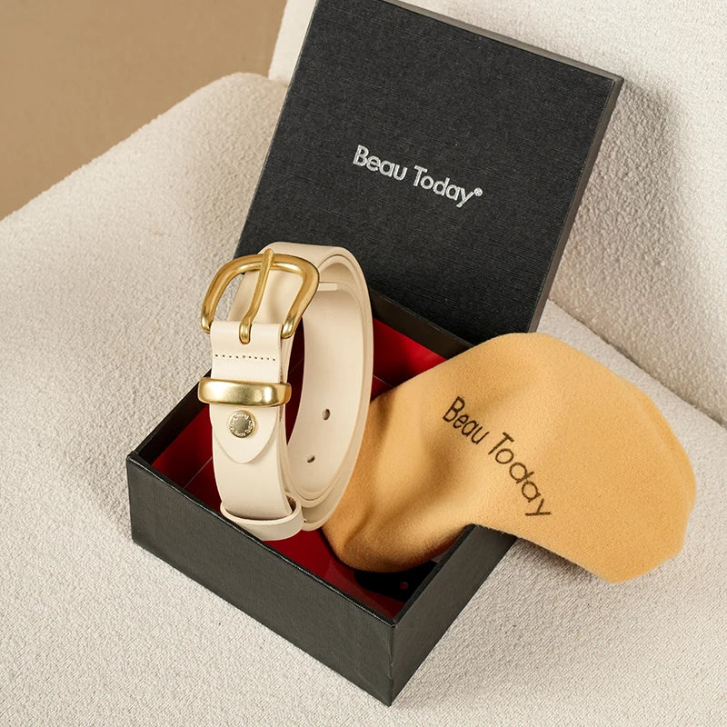 "Cintura Ovale" – Cow Leather Belt By Enzo Bellari®