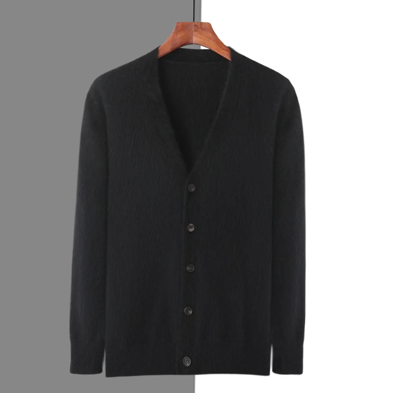 "Sole di Capri" – V-neck Cashmere Cardigan By Enzo Bellari®