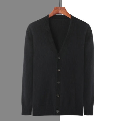 "Sole di Capri" – V-neck Cashmere Cardigan By Enzo Bellari®