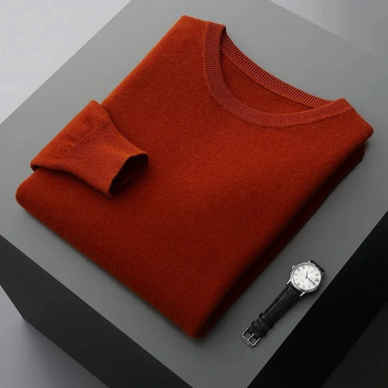 "Aria Serenata" – Wool Crew Neck Sweater By Enzo Bellari®