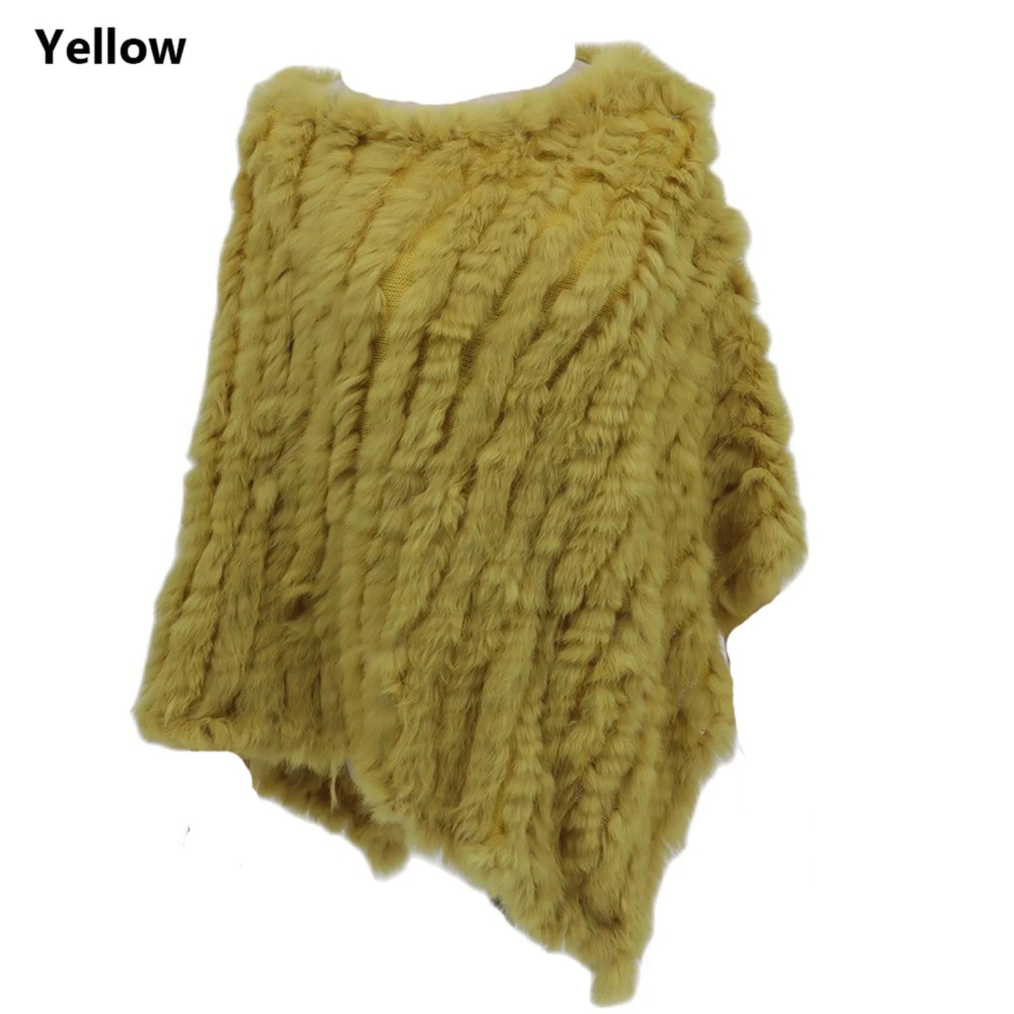 "Coniglio Reale" – Fur Poncho Vest By Enzo Bellari®