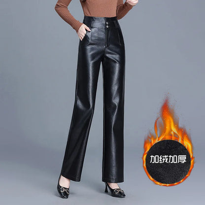 "Cintura Nera" – High Waist PU Pants By Enzo Bellari®