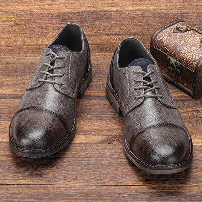 "Epoca Dorata" – Brogue Leather Oxfords By Enzo Bellari®