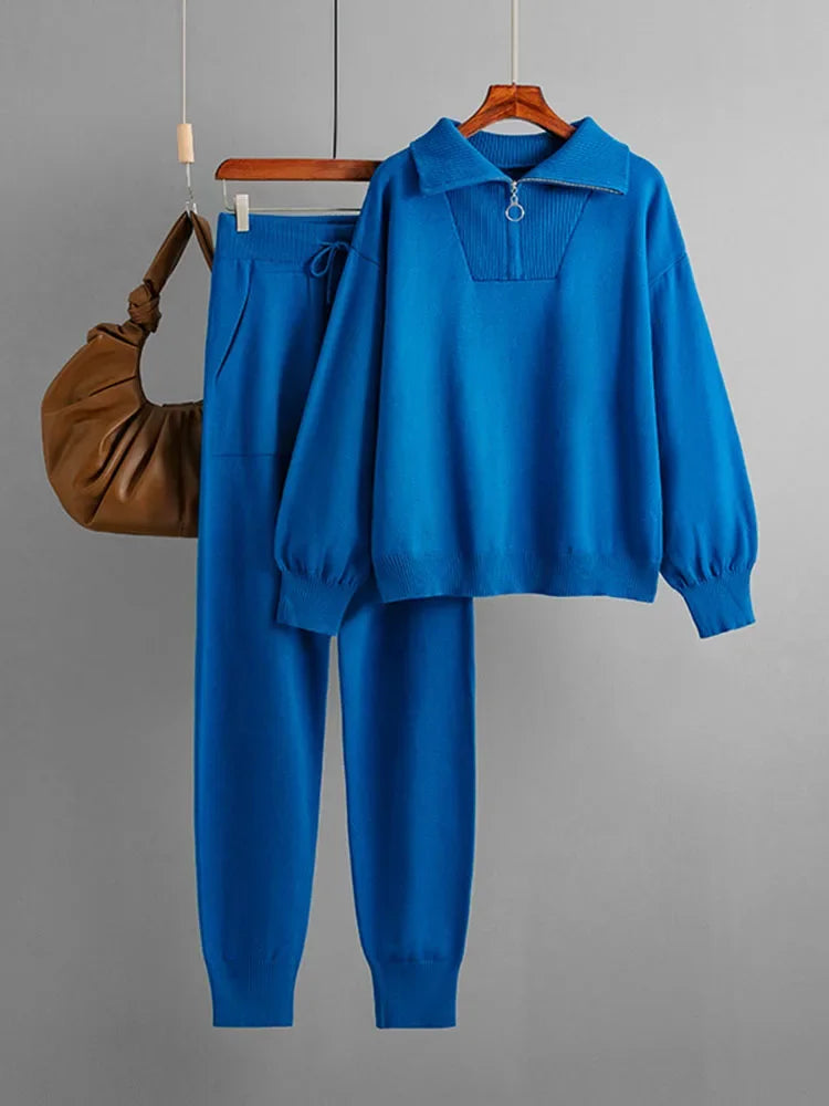 "Cielo Stellato" – Knit Sweater & Jogger Set By Enzo Bellari®