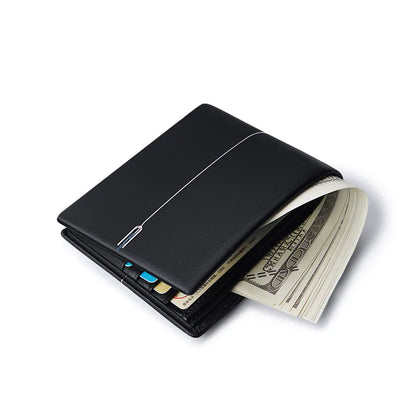 "Luce di Mare" – Slim Bifold Leather Wallet By Enzo Bellari®