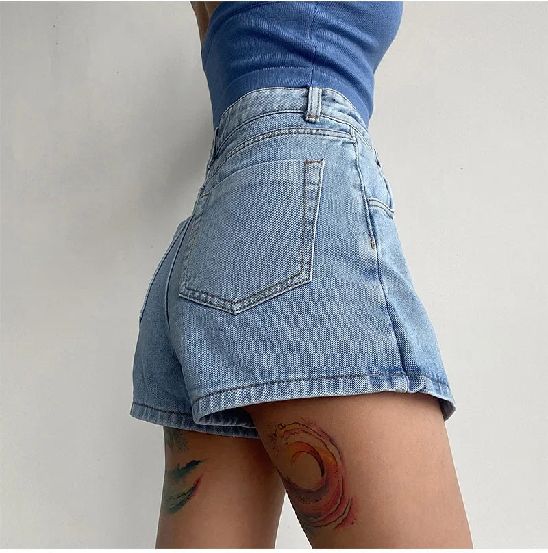 "Linea Alta" – Slimming Denim Skirt By Enzo Bellari®