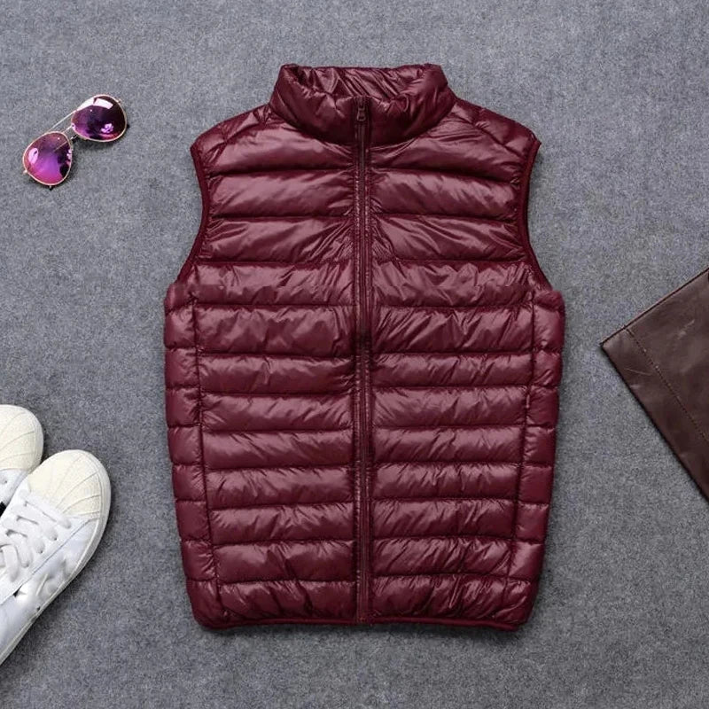 "Fior di Vento" – Ultralight Duck Down Puffer Vest By Enzo Bellari®