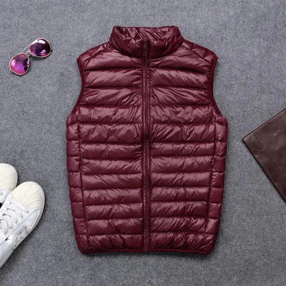 "Fior di Vento" – Ultralight Duck Down Puffer Vest By Enzo Bellari®