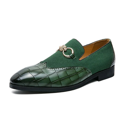 "Passo Verde" – Green Leather Loafers By Enzo Bellari®