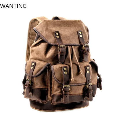 "Fior di Vento" – Waterproof Waxed Canvas Backpack By Enzo Bellari®