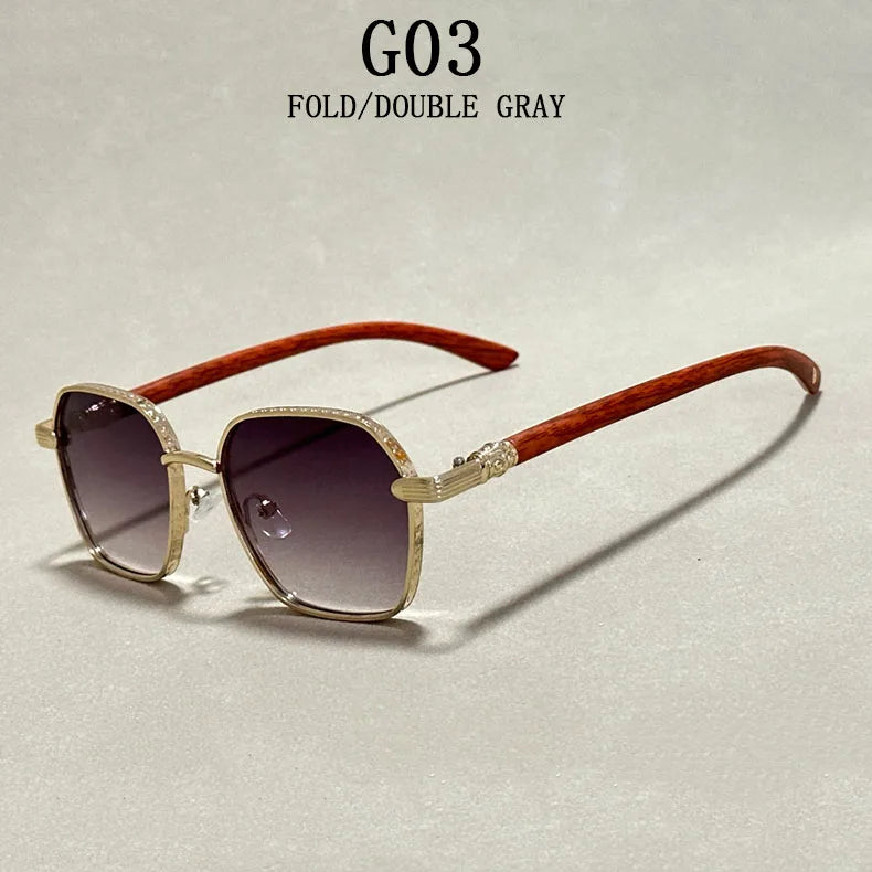 "Sogno d'Oro" – Wooden Retro Sunglasses By Enzo Bellari®