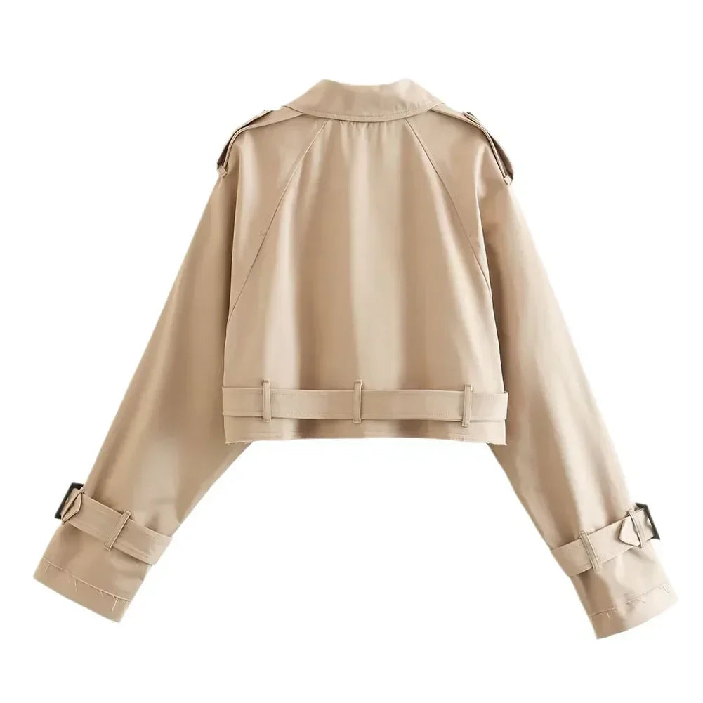 "Bello Sogno" – Cropped Double-Breasted Blazer By Enzo Bellari®