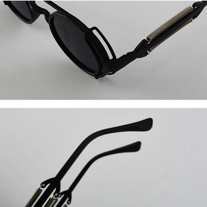 "Occhio Antico" – Steampunk Round Sunglasses By Enzo Bellari®