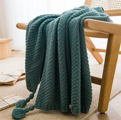 "Vento Lieve" – Chunky Knit Throw Blanket By Enzo Bellari®