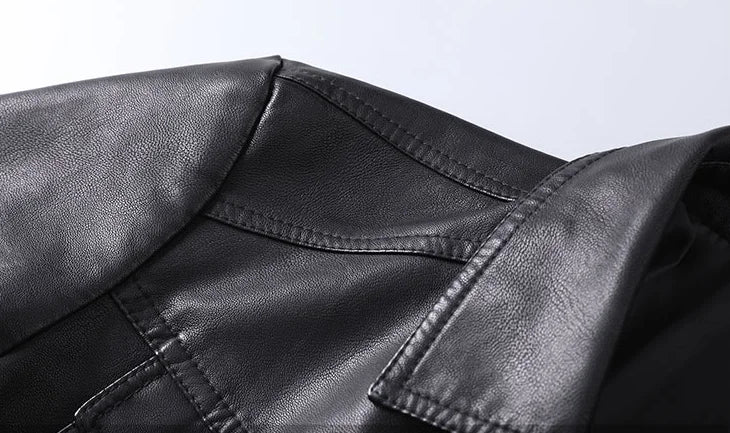 "Vento d’Ottobre" – Leather Lapel Jacket By Enzo Bellari®