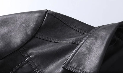"Vento d’Ottobre" – Leather Lapel Jacket By Enzo Bellari®