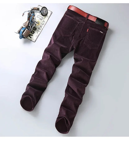 "Trama Rustica" – Corduroy Casual Pants By Enzo Bellari®