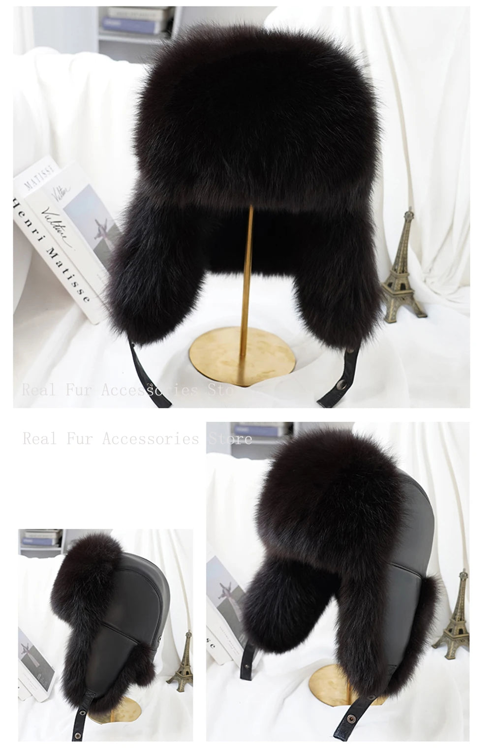 "Cappello Reale" – Fox Fur Lei Feng Hat By Enzo Bellari®