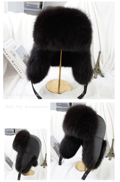 "Cappello Reale" – Fox Fur Lei Feng Hat By Enzo Bellari®